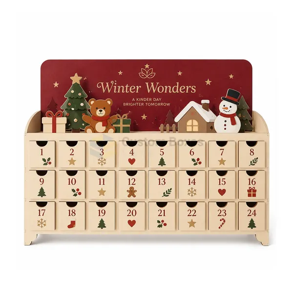 custom empty advent calender box